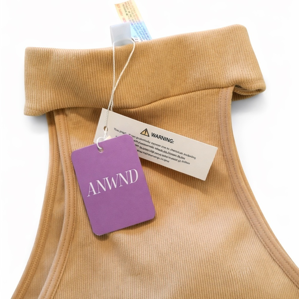 Women's ANWND Tan Shapewear Bodysuit Size Small NWT - Picture 2 of 3